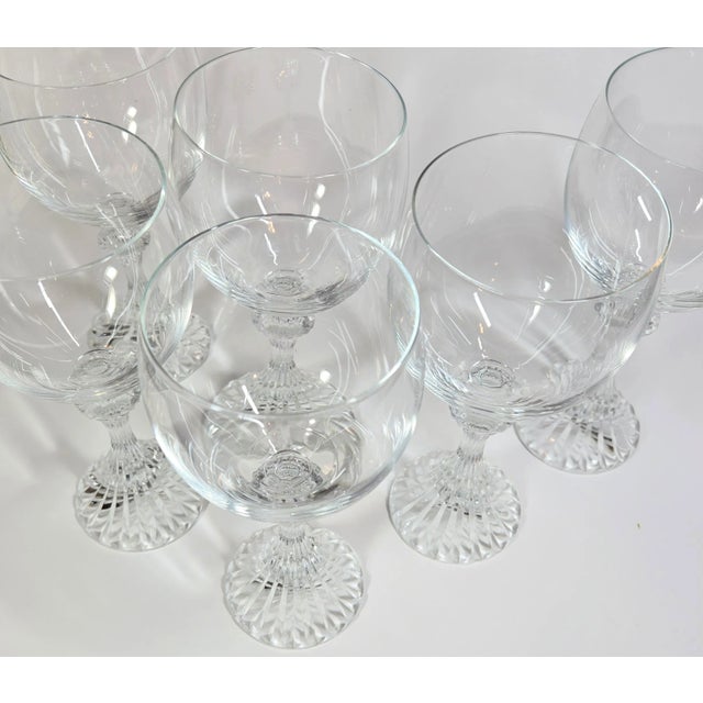 1980s Vintage Mikasa Crystal Goblets- Set of 6 For Sale - Image 5 of 8