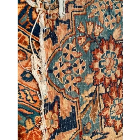 Pasargad NY Antique Persian Qazvin Wool Rug - 10′1″ × 21′6" For Sale - Image 10 of 10