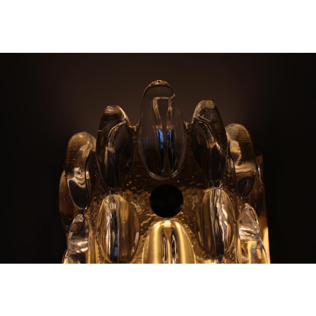 1960s Vintage Glass Wall Sconces by Carl Fagerlund for Lyfa, Denmark, 1960s, Set of 2 For Sale - Image 5 of 12