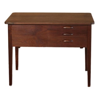 1960s Midcentury Modern Scandinavian Sewing Table For Sale