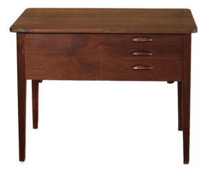1960s Midcentury Modern Scandinavian Sewing Table