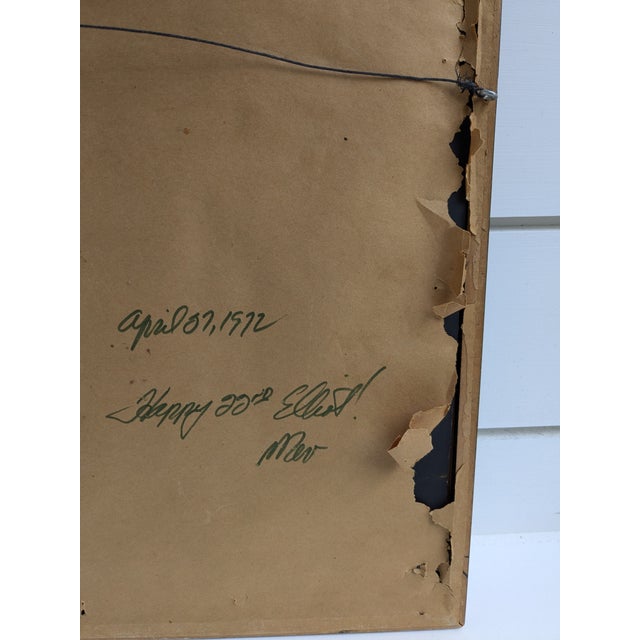 "Conspiracy" – 1972 Signed Woodblock Print, Framed For Sale - Image 10 of 12