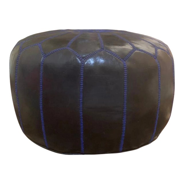 Traditional Moroccan Berber Leather Cushion For Sale