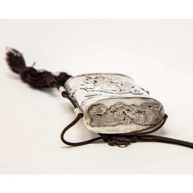Mid 20th Century Chinese Sterling Pill Box For Sale - Image 9 of 10