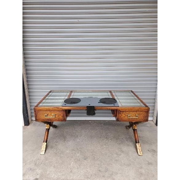1990s John Richard Campaign Desk For Sale - Image 12 of 16