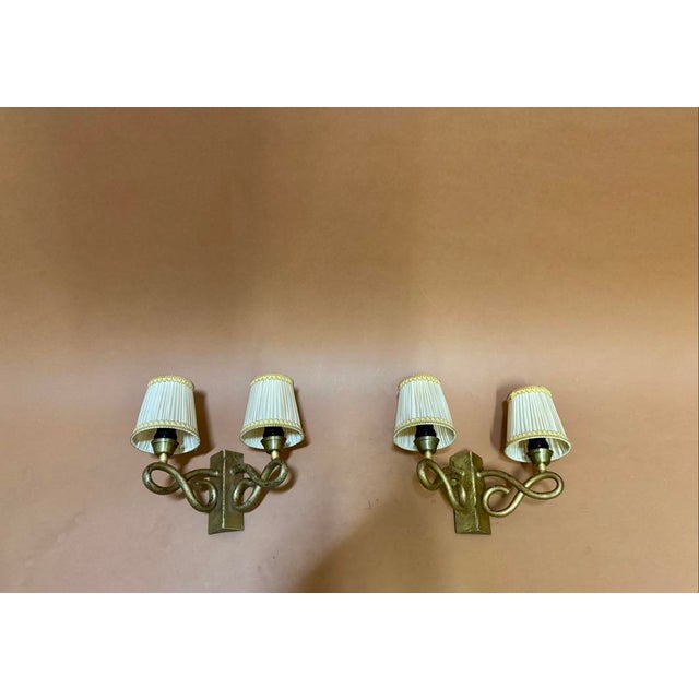 Baroque Vintage Wall Lights, 1930s, Set of 2 For Sale - Image 3 of 10