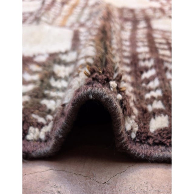 Beni M'Rirt Wool Rug - 12.9 X 10.1 Ft For Sale - Image 4 of 6