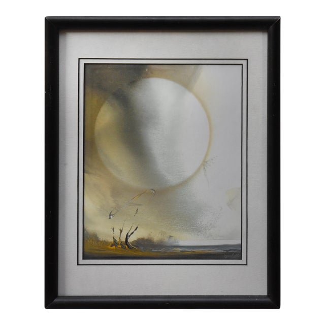 Whispers of the Moon Abstract Oil Painting For Sale