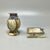 Brown Mid-Century Modern Italian Onyx Smoking Set with Table Lighter & Ashtray, 1960s, Set of 2 For Sale - Image 8 of 8
