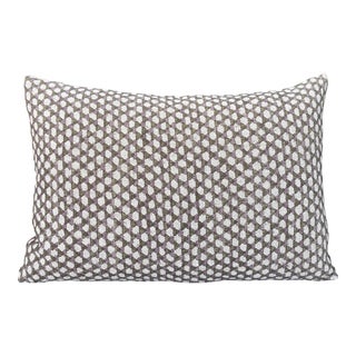 Fermoie Wicker Linen Pillow Cover For Sale