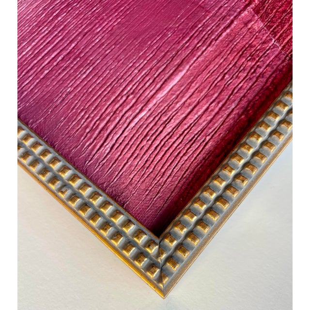 2025 "Primula" Contemporary Abstract Painting on Canvas by r.k. Red For Sale - Image 4 of 5