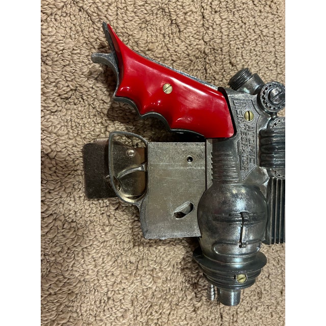 Dark Gray Very Rare Hubley Atomic Disintegrator Cap Gun With Box For Sale - Image 8 of 11