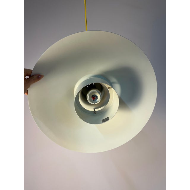 White Slatted Lamp from Lyskær Lighting For Sale - Image 9 of 11
