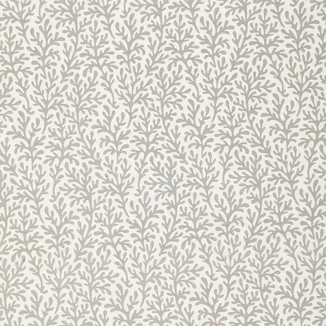 Sample- Schumacher Sea Coral Fabric in Smoke For Sale