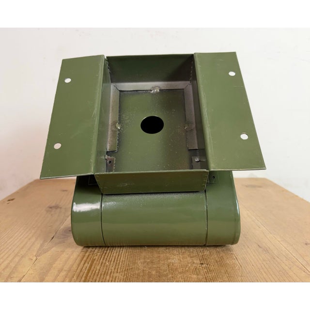 Metal Vintage Green Ships Double-Sided Wall Clock from SEIKO, 1970s For Sale - Image 7 of 18