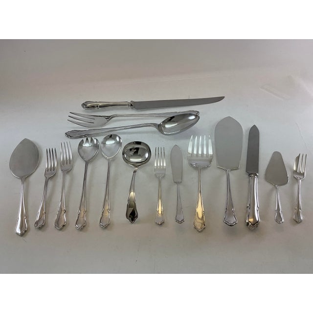 1970s 1970s Silver Salad Servers, Du Barry - 2 pcs For Sale - Image 5 of 6