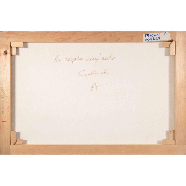 Alberto Gallerati, I'll Give You a Car, Oil Painting, 1980s For Sale - Image 4 of 6