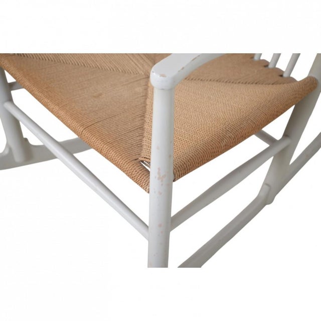White J16 Rocking Chair from Hans Wegner, 1990s For Sale - Image 8 of 18