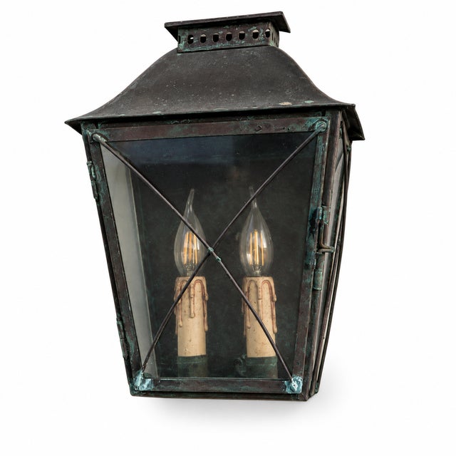 Early 21st Century Facade Wall Lantern by The Federalist For Sale - Image 5 of 5