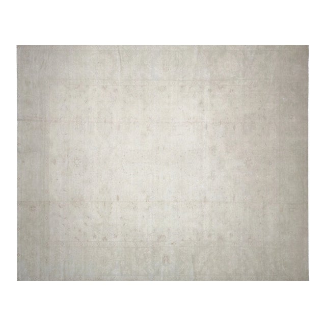 1960s Egyptian Sultanabad Rug - 9'10" X 12'1" For Sale