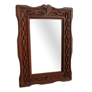 Large 19th Century Tramp Mirror For Sale
