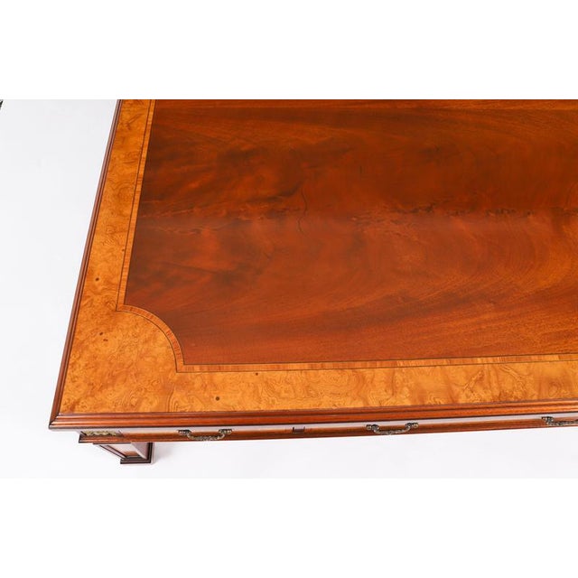 Large Burr Walnut Coffee Table by Charles Barr, 20th Century For Sale - Image 5 of 18