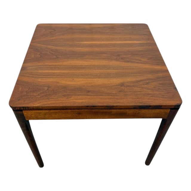Mid-Century Modern Drexel Declaration Walnut Side Table For Sale