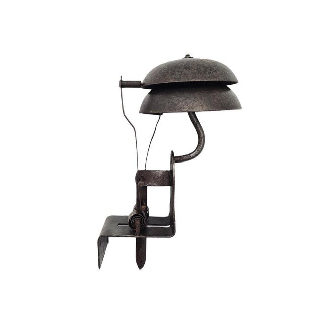 French Art Nouveau Doorbell in Gray Metal, 1890s For Sale - Image 11 of 11