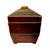 Antique English Regency Rosewood Tea Sarcophagus Caddy W/Satinwood Edging c.1820s For Sale - Image 6 of 9