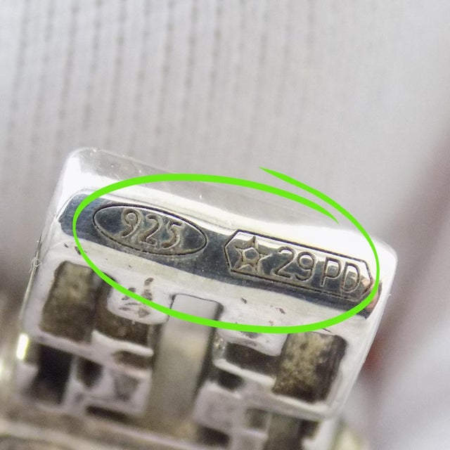 Silver Vintage Italian Handmade Genuine Sterling Silver 925 Real Life Size Decorative Key, 1980s For Sale - Image 8 of 13