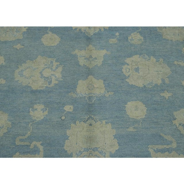 Turkish Oushak Rug 9'1" x 12' #18605 For Sale In Houston - Image 6 of 8