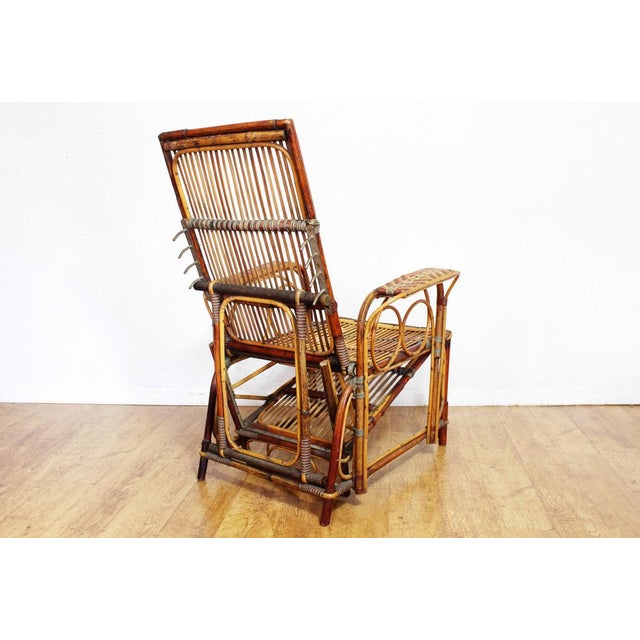1940s Rattan Lounge Chair by Erich Dieckman, 1930s For Sale - Image 5 of 18