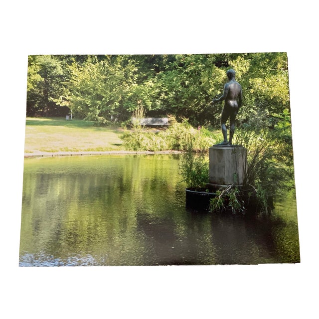 "Tuileries Pond and Gardens, Paris" Contemporary Plein Air Photograph Print by Louise Weinberg For Sale