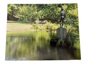 "Tuileries Pond and Gardens, Paris" Contemporary Plein Air Photograph Print by Louise Weinberg
