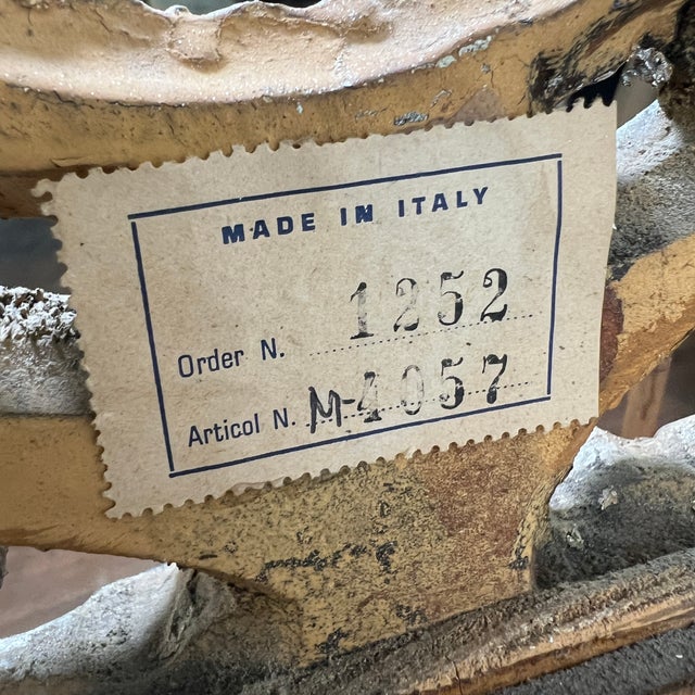 C. 1950s Italian Hand Carved Silver Leaf Mirror For Sale - Image 10 of 10