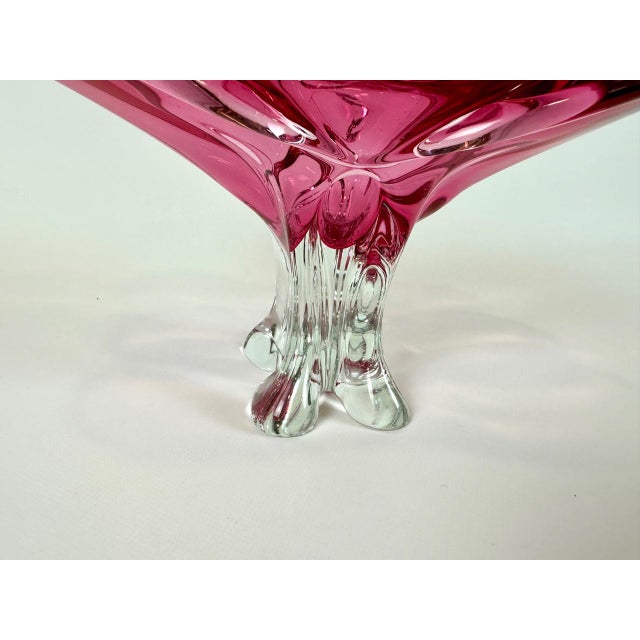 Art Glass Bowl by Josef Hospodka for Chribska Sklarna, 1960s For Sale - Image 7 of 11