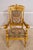 Set of 14 French Louis XIV Style Gold Gilt Carved Throne Dining Chairs For Sale - Image 12 of 18