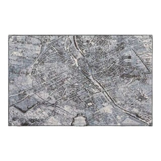 Vintage Schumacher Paris Natural Cork La Cité 1734 Wallpaper French Photograph Mural - Set of 5 For Sale