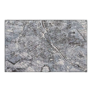Vintage Schumacher Paris Natural Cork La Cité 1734 Wallpaper French Photograph Mural - Set of 5