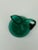 Pitcher: 1950s Vintage Teal / Emerald Crackle Glass Mid-Century Tall Pitcher For Sale In Los Angeles - Image 6 of 8