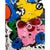 Pablo Picasso 19.6" by 25.5" Mikki Lee' #3 - Contemporary Oil Painting by Diane Grant, Unframed - Pablo Picasso For Sale - Image 4 of 9
