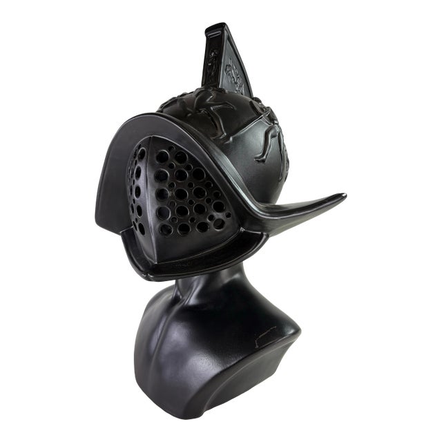 Mid-Century Vintage Greco-Roman Inspired Military Bust For Sale