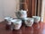 Japanese 80s Japanese Floral Tea Pot and Cups For Sale - Image 3 of 16