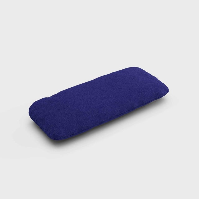 Curt Sofa Cushion 60x30 - Jet - 9605 (Blue) by Ambivalenz For Sale - Image 4 of 4