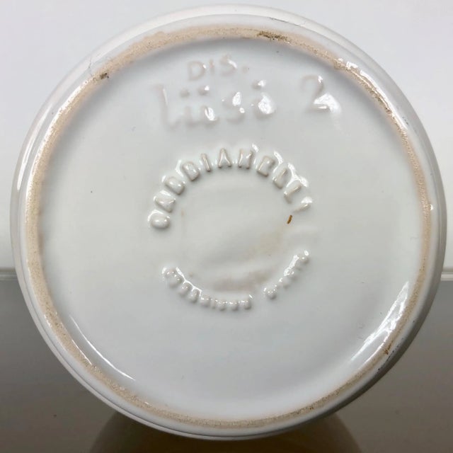 White Ceramic Ashtray Liisi by Liisi Beckmann for Gabbianelli, Italy, 1970s For Sale - Image 6 of 10