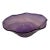Large Purple Handblown Art Bowl, Signed For Sale