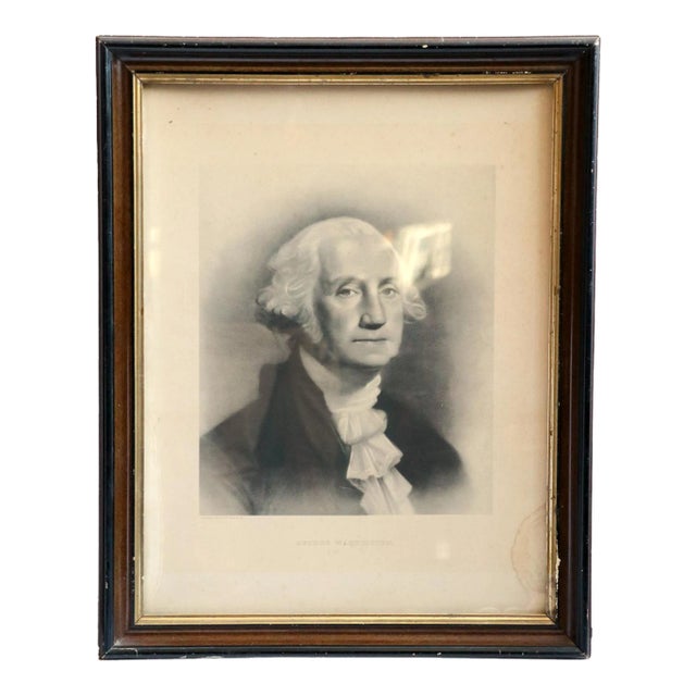 Lithograph Portrait of George Washington For Sale