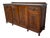 Early 20th Carved Walnut Sideboard With Four Doors and Two Drawers and Crest For Sale
