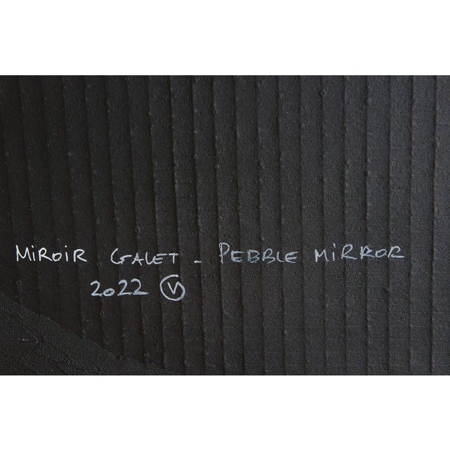 Bespoke Sculptural Slate Mirror For Sale In New York - Image 6 of 8