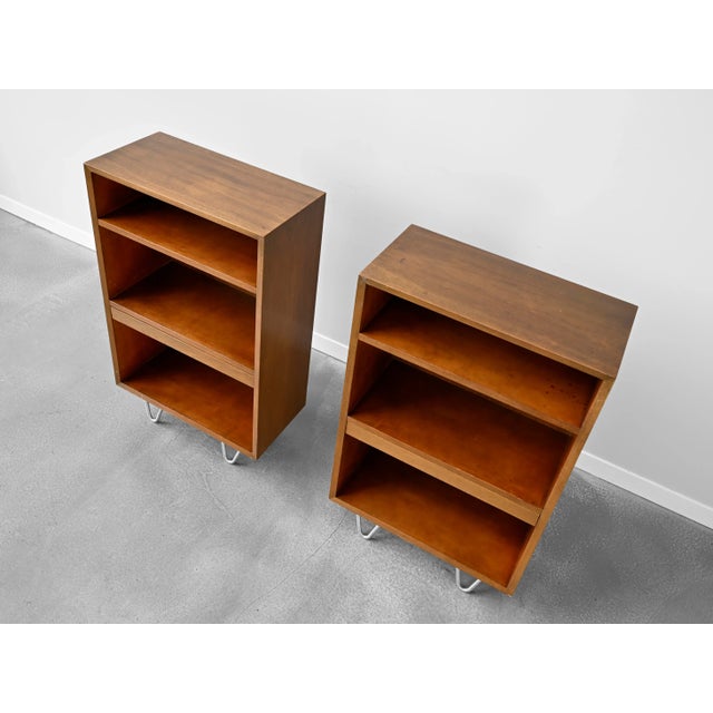 George Nelson BCS Bookcases in Walnut for Herman Miller - A Pair For Sale In Detroit - Image 6 of 13